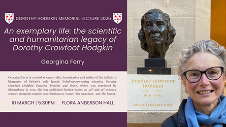 Dorothy Hodgkin Memorial Lecture